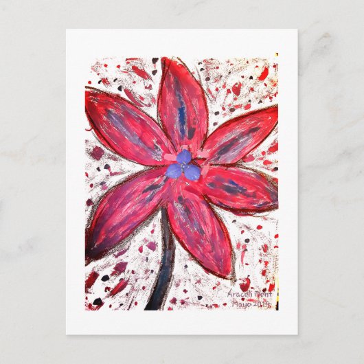 Carte Postale Lilium orientalis (Devant)