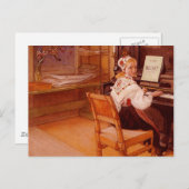 Carte Postale Lillanna Jouer Mozart (Devant / Derrière)