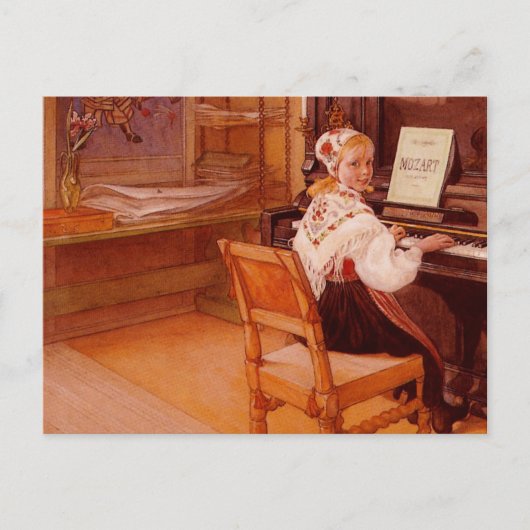 Carte Postale Lillanna Jouer Mozart (Devant)