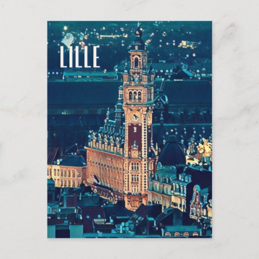 Carte Postale Lille Photo Vintage  (Devant)