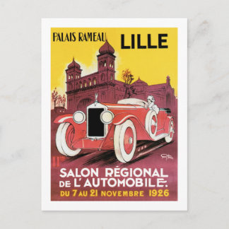 Carte Postale Lille Salon Régional de L'Automobile