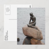 Carte Postale Lillehavefru Little Mermaid Copenhague Danemark (Devant / Derrière)