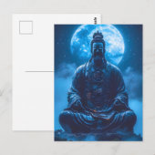 Carte Postale L'Illumination en Bleu (Devant / Derrière)