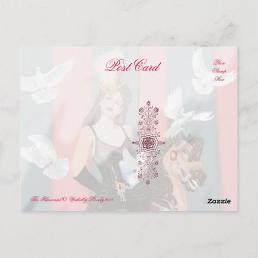 Carte Postale L'illusionniste (Dos)