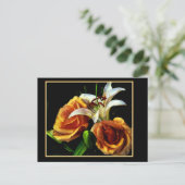 Carte postale Lilly et rose (Debout devant)
