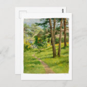 Carte Postale Lilly Walther Peinture "Paysage d'été" (Devant / Derrière)