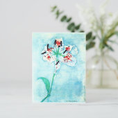 Carte Postale Lily, belle peinture de Piet Mondrian (Debout devant)