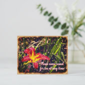 Carte Postale Lily Come pour le thé (Debout devant)