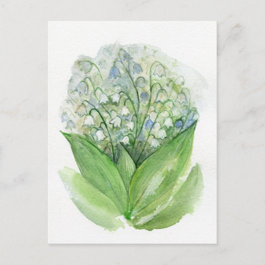 Carte Postale Lily de la vallée (Devant)
