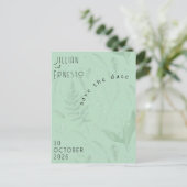 Carte Postale Lily de Valley || Photo verte douce Enregistrer la (Debout devant)