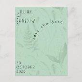 Carte Postale Lily de Valley || Photo verte douce Enregistrer la (Devant)