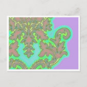 Carte postale Lily Flower With Border (Devant)