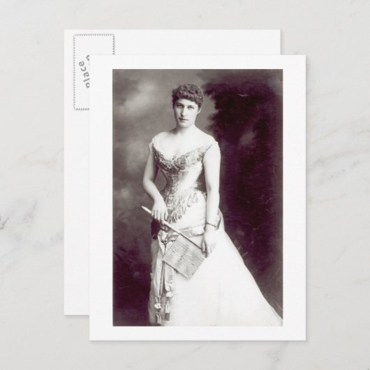 Carte Postale Lily Langtry (1853-1929) interprète au Haymark (Devant / Derrière)