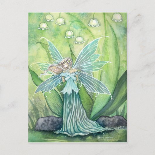 Carte postale Lily of the Valley Flower Fairy (Devant)
