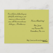 Carte Postale Lily orange de Larry (Dos)