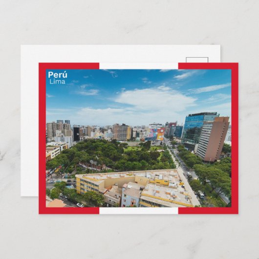 Carte Postale Lima - Pérou (Devant / Derrière)