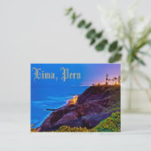 Carte Postale Lima, Pérou, district de Miraflores, S.A. (Debout devant)