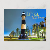 Carte Postale Lima, Pérou, district de Miraflores, S.A. (Devant)