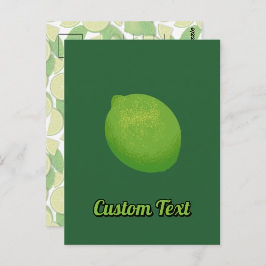 Carte Postale Lime (Devant / Derrière)