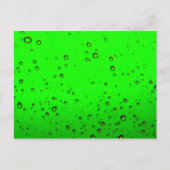 Carte postale Lime Green Bubles (Devant)