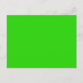 Carte Postale LIME GREEN (couleur fruitée solide) ~ (Devant)