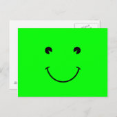 Carte Postale Lime Green Smile (Devant / Derrière)