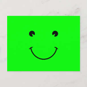 Carte Postale Lime Green Smile