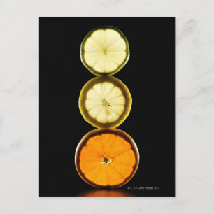 Carte Postale Lime, Pamplemousse, Citron, Fruit, arrière - plan 