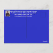 Carte Postale Lime Stone Face Carving Stone Post CARD POST CARD. (Dos)