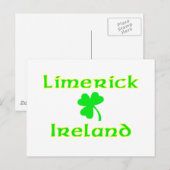 Carte Postale Limerick, Irlande (Devant / Derrière)