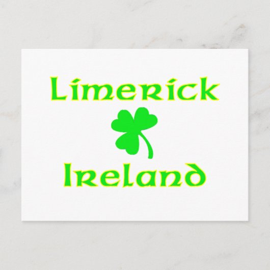 Carte Postale Limerick, Irlande (Devant)