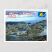 Carte Postale Limestone Island - Palaos - (Devant)