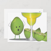 Carte Postale Limite Sacrifice pour Margaritas Funny Postcard (Devant / Derrière)