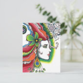 Carte Postale Limiter le portrait de l'art moderne (Debout devant)
