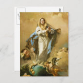 Carte Postale L'Immaculée Conception par Giovanni B. Tiepolo (Devant / Derrière)