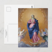 Carte Postale L'Immaculée Conception par Guido Reni (Devant / Derrière)