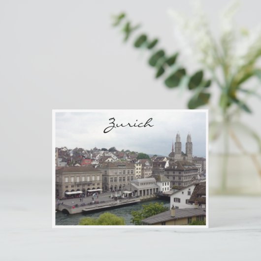 Carte Postale limmat de zurich (Debout devant)