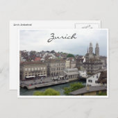Carte Postale limmat de zurich (Devant / Derrière)