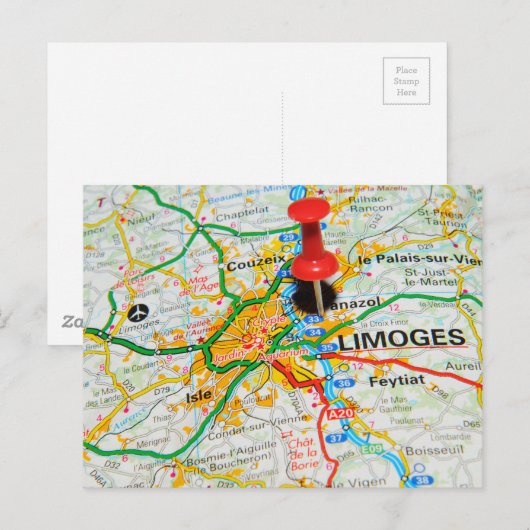 Carte Postale Limoges, France (Devant / Derrière)