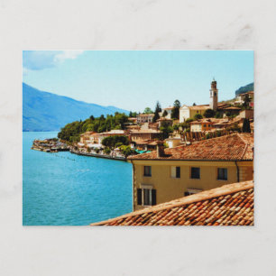Carte Postale Limone Sul Garda Lake Garda Italie photo peinture