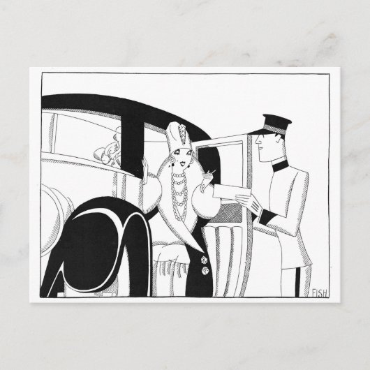 Carte Postale Limousine par Anne Harriet Fish (Devant)