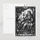 Carte Postale L'Impératrice — BurnsInHell Tarot III (Devant / Derrière)