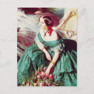 Carte Postale L'impératrice Eugénie et ses dames en attente