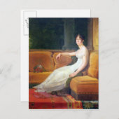 Carte Postale L'impératrice Joséphine à Malmaison, vers 1801 (Devant / Derrière)