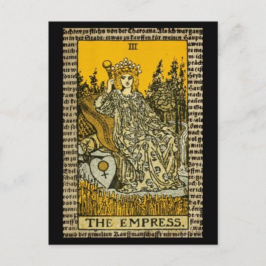 Carte Postale L'impératrice Tarot (Devant)