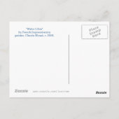 Carte Postale L'Impressionnisme De L'Eau (Dos)