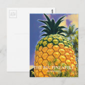 Carte Postale L'imprimé voyage Big Pineapple Queensland (Devant / Derrière)