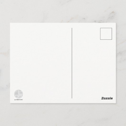 Carte postale - Lin de champignons (Dos)