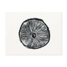 Carte postale - Lin de champignons