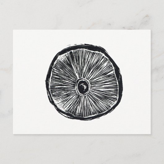 Carte postale - Lin de champignons (Devant)